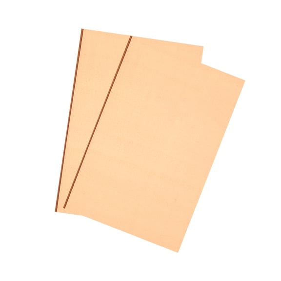 Copper PCB Board, 2Pcs Double Sided Copper Clad Circuit Board Laminate Blank PCB Copper Pads 20x30cm 1MM