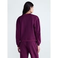 thumbnail image 4 of Scoop Women's and Women's Plus V-Neck Sweatshirt, Sizes XS-4X, 4 of 6