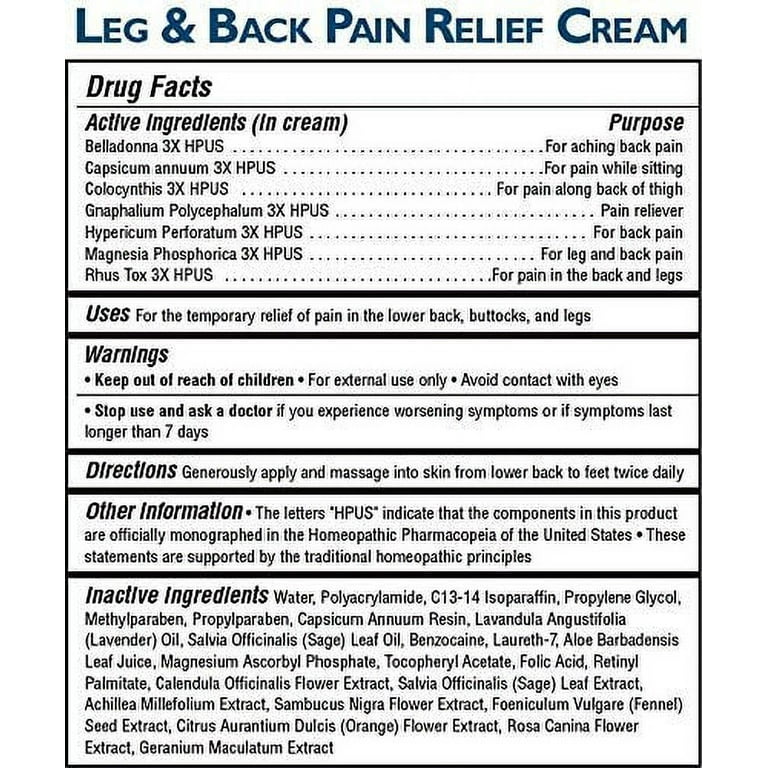 MagniLife Leg & Back Pain Relief Tablets