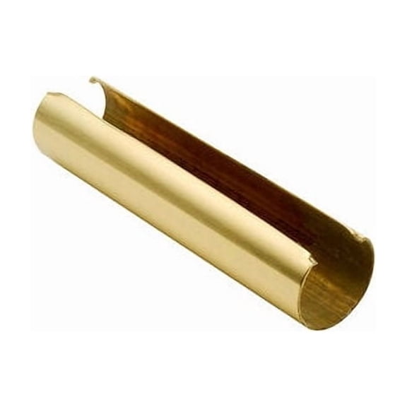 Lavi Industries Splice for 2"" Tubing Polished Brass