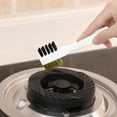 thumbnail image 4 of WRISTBIQUE White Stove Cleaning Brush with Hard Bristle for Gas Stove and Ceramic Tile Gaps, 4 of 8