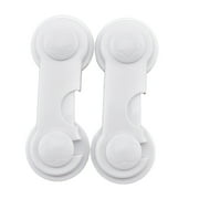 EliteBaby Child Safety Locks Cabinet Latches, Baby Proofing Cupboard Locks, No Drill Door Lock Baby - 2 Pack