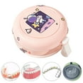 thumbnail image 4 of Portable Denture Case with Mirror RemovableTray Leak-proof Compact Denture Bath Storage Box for Braces, 4 of 8