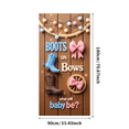 thumbnail image 2 of Western Theme Gender Reveal Banner Boots Bows Decorative Lights for Baby Shower Party Celebration, 2 of 7