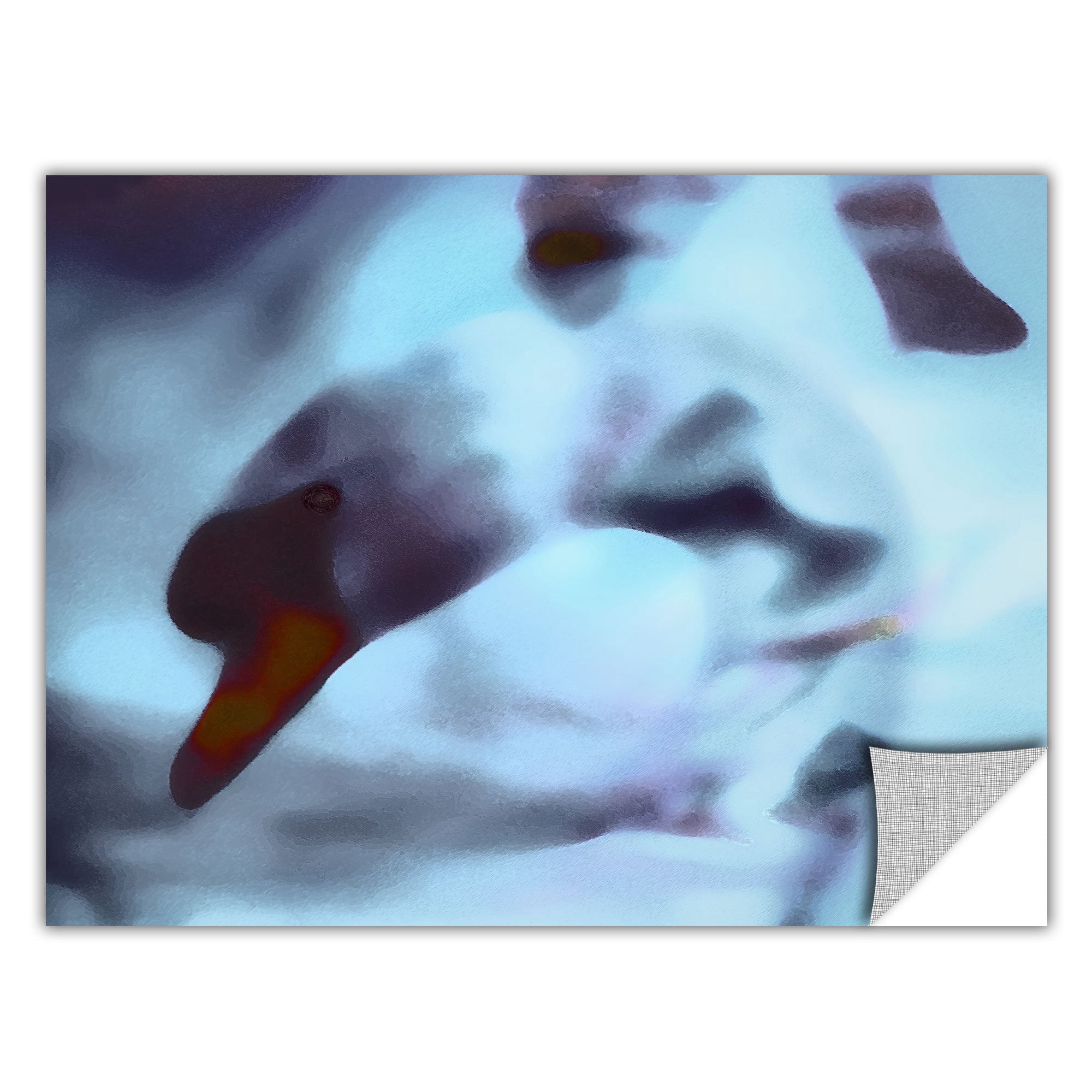 Dean Uhlinger Swan Impression, Art Appeelz Removable Wall Art Graphic