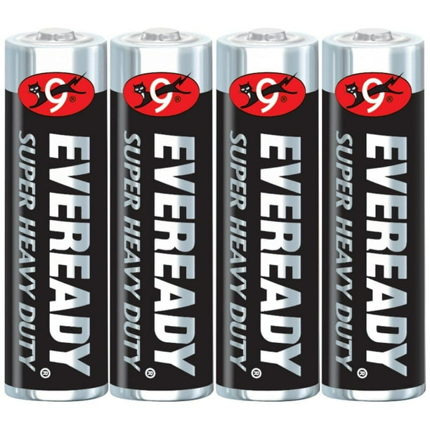 Batería Eveready Heavy Duty AA de 1,5 V (paquete de 4) para iPhone