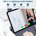 thumbnail image 5 of Adaptateur Audio Usb C vers Interface pour Casque 15 Pro Max, type C Mâle vers Femelle pour Interface, 5 of 5