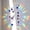 #162A, variant on Spinning Crystal Suncatcher Wind Chime with Rainbow Reflecting Beads and Gentle Breeze Motion, Garden Hanging Decor for Window, Porch, and Relaxation Zone Display.