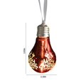 thumbnail image 3 of Xihbxyly Ofertas Relámpago de Liquidación de Hoy Decoraciones Navideñas Crea Una Decoración para Árbol de Navidad Colgante de Galvanoplastia Colgante de Bombilla Luminosa Bolas Grandes de Navidad, 3 of 7