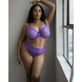 thumbnail image 2 of Curvy Couture Women's Plus Size Sheer Mesh Full Coverage Unlined Underwire Bra, 2 of 4