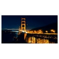 thumbnail image 2 of Golden Gate la Nuit - Impression sur Toile Pont de Mer, 2 of 3