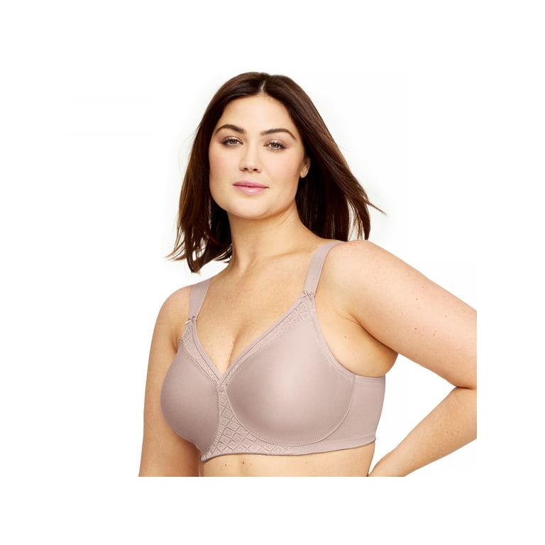 Glamorise Magiclift Seamless Support Wire-Free T-Shirt Bra - Taupe - Curvy