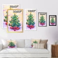 thumbnail image 4 of Designart Beautiful Christmas Tree Art Traditional Framed Wall Art, 4 of 4