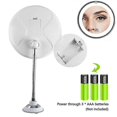 thumbnail image 3 of Flexible Gooseneck 10x Magnification LED Lighting Mirror Lighting, Bathtub, 3 of 4