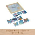thumbnail image 5 of Fisher-Price Wooden Jigsaw Puzzle Collection for Toddlers & Preschool Kids, Style May Vary, 5 of 6
