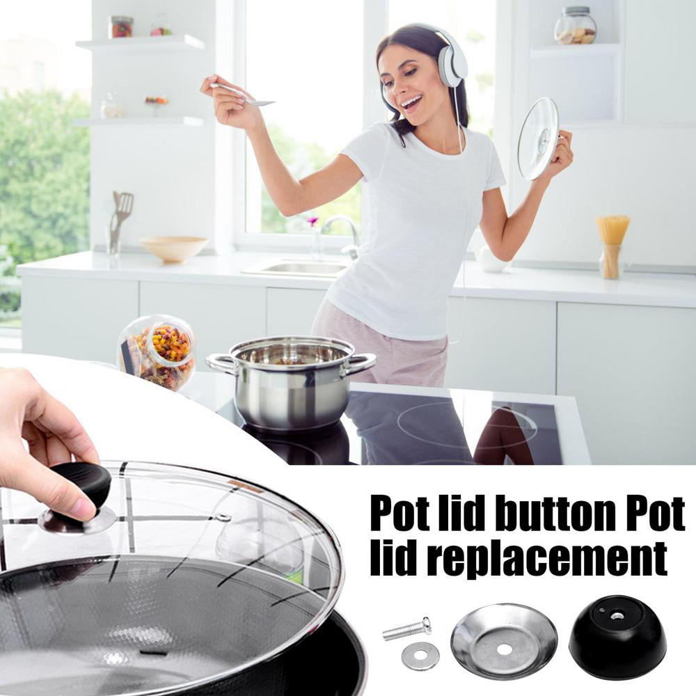 2PC Universal Pot Lid Replacement Knobs Heat Resistant Pan Lid