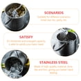 thumbnail image 2 of SOPOTUTU 1Pc Stainless Steel Wine Bucket with Large Capacity and Stable Handle for Parties, 2 of 8