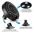 thumbnail image 3 of Hopopro Showerhead 5 Setting Black Shower Head High Pressure Shower Heads for Bathroom, 3 of 8