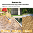 thumbnail image 7 of Jopath 20 Pack Waterproof Interlocking Deck Tiles,12"x12" Plastic Patio Tiles for Indoor Outdoor Use,Patio Floor Decking Tiles for Garden Lawn Porch Poolside Balcony,Teak 01, 7 of 7