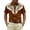 Brown@GC@, variant on Mens Buttons Down Shirts Short Sleeve Shirts for Men Trendy Western Cowboy Graphic Lapel Soft Lightweight Tops
