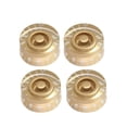 thumbnail image 1 of EeaseCA 4 PCS/ Set Round Guitar Knobs Volume Tone Control Knobs Rotary Knobs for Epiphone Style Electric Guitar Parts Replacement (Golden), 1 of 7