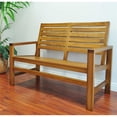 thumbnail image 1 of Shineco 4224OA Contemporary Bench, Oak, 1 of 1