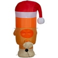 thumbnail image 3 of Airblown Inflatables Christmas 5 Foot Bingo with Santa Hat and Candy Cane Bluey, 3 of 6