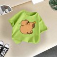 thumbnail image 3 of FUZHIQ Cute Soft Graphic Tee for Kids Boys Girls, Cartoon Animal Short Sleeve Crewneck T-Shirt, Soft Breathable Summer Casual Top,5-6 Years, 3 of 4