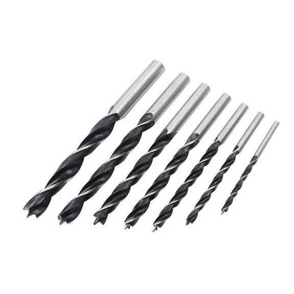 7Pcs Three Point Woodworking Drill Wood Drill Bits Kit 3-10Mm Drilling For Wood