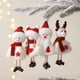 thumbnail image 2 of Colgante de muñeco de Ángel de Navidad, adorno de felpa blanca, accesorios de decoración de coche al aire libre, decoraciones para árbol de Navidad, estatua Linda, 2 of 4