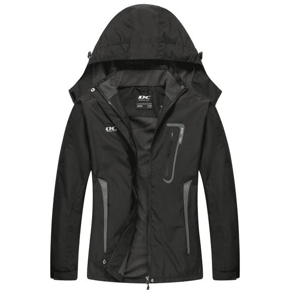 Diamond Candy Waterproof Rain Jacket Women Lightweight Outdoor Raincoat Hooded for Hiking