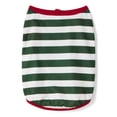 thumbnail image 3 of Pijamas navideños familiares a juego, camiseta de manga larga con estampado de letras y pantalones a rayas. Ropa de dormir para estar en casa., 3 of 9
