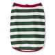 thumbnail image 3 of Pijamas navideños familiares a juego, camiseta de manga larga con estampado de letras y pantalones a rayas. Ropa de dormir para estar en casa., 3 of 9