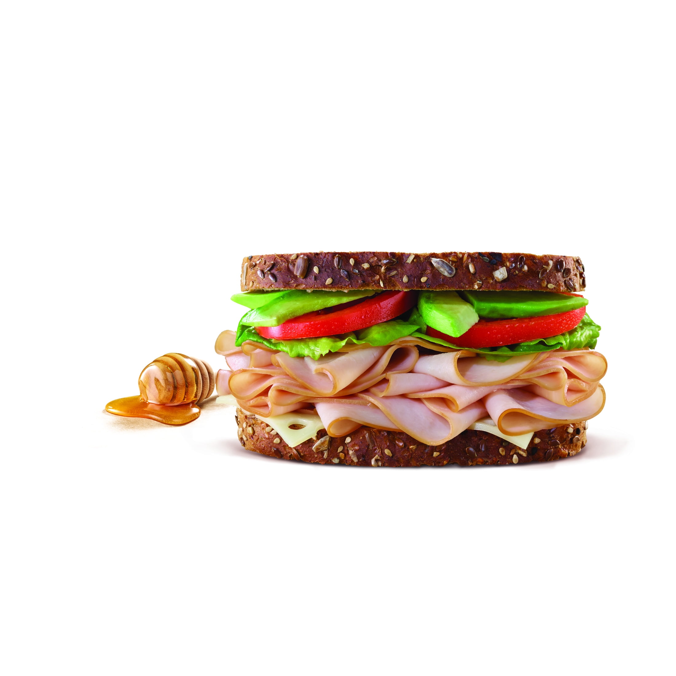 Land O'Frost Premium Sandwich Sliced Deli Lunch Meat, Honey Smoked Turkey Breast, 1 lb Resealable Pouch