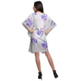 thumbnail image 4 of Moomaya Robe Courte de Caftan de Plage, Robe de Couverture Imprimée, Kaftan pour Femmes, Tenue de Plage, Couverture, 4 of 4