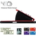 thumbnail image 2 of Case for Samsung Galaxy A15 5G Case Wallet with Card Holder Magnetic Clasp Flip Folio with Ring Stand Sturdy Dual Layer Shockproof Leather Case Cover for Samsung Galaxy A15 5G Red YBK, 2 of 11
