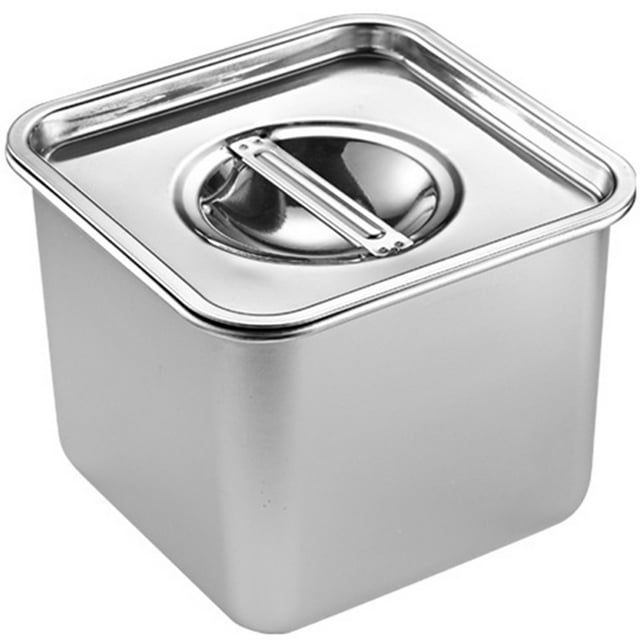 Stainless Steel Seasoning Jar Condiment Canister Sugar Container Metal Spice Holder