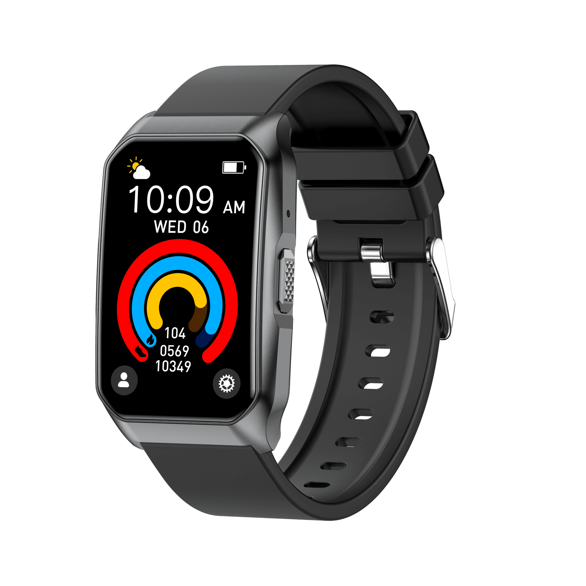 VAYKAL Smart Watch Fitness Tracker for Android and iPhone Multiple Sports Modes Pedometer Timer Stopwatch Make/Answer Calls Message Notifications IP68 Waterproof