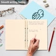 thumbnail image 5 of 2 Pcs Cute Line Turtle Spiral Notebooks 60 Sheets 120 Pages A5 Journal Notepad 8.3x5.7 Inch Thick Adjustable College Ruled Paper, 5 of 8