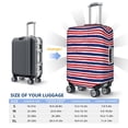thumbnail image 4 of Yiaed USA Colors Stripes Print Travel Luggage Cover Suitcase Protector Fits 18-32 Inch Luggage Wheel Covers Patterned Elastic Luggage Anti-scratch（No luggage）-X-Large, 4 of 5