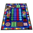thumbnail image 2 of Kids World Carpets Game Time Tufted Nylon Children's Educational and Play Area Rug (5' x 8') - EXACT SIZE, 2 of 2
