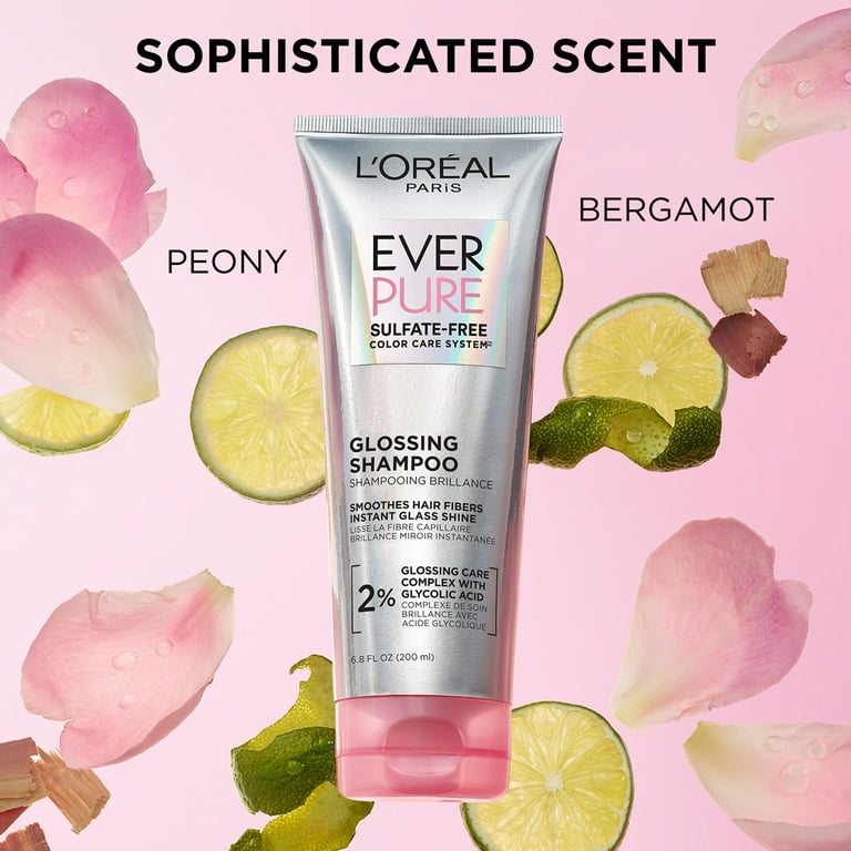 L'Oreal Paris EverPure Glossing Shampoo, 6.8 fl oz