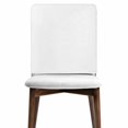 thumbnail image 6 of White Chair Back Cover for Dining Room Set of 4, Modern Minimalist Pure Soild Color Removable Kitchen Chair Slipcovers, Washable Seat Protector for Restaurant Party Banquet Wedding Décor, 6 of 9