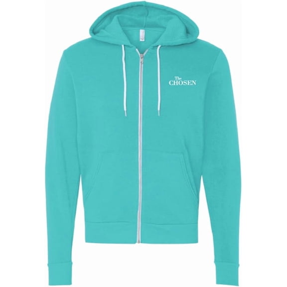 The Chosen: Against the Current Zip-Up Hoodie - TEAL - 2XL