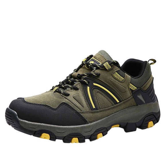 Hiking Shoes Men Breathable Non- Sneakers Lightweight Low Top for Outdoor Trailing Trekking Walking