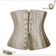 thumbnail image 4 of Corsé Palace de 26 huesos de acero, corsé moldeador de cuerpo, cinturón de satén con presilla para la cintura, corsé moldeador de cuerpo para el abdomen y el pecho, 4 of 4