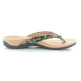 Vionic Bella II Women's Sandals & Flip Flops Black Tropical Size 6.5 W