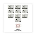 thumbnail image 6 of Universal Basic-Duty Economy Record Storage Boxes, Letter/Legal Files, 12" x 15" x 10", White, 10/Carton, 6 of 7