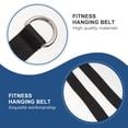 thumbnail image 1 of OULII 2Pack Hanging Rings for Workout Outdoor Exercise Grips Belt Black Nylon for Gym Equipment, 1 of 7