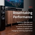 thumbnail image 2 of Fluance Elite High Definition Surround Sound Home Theater 5.0 Channel Speaker System including Floorstanding Towers, Center Channel and Rear Surround Speakers - Natural Walnut (SXHTBW), 2 of 8